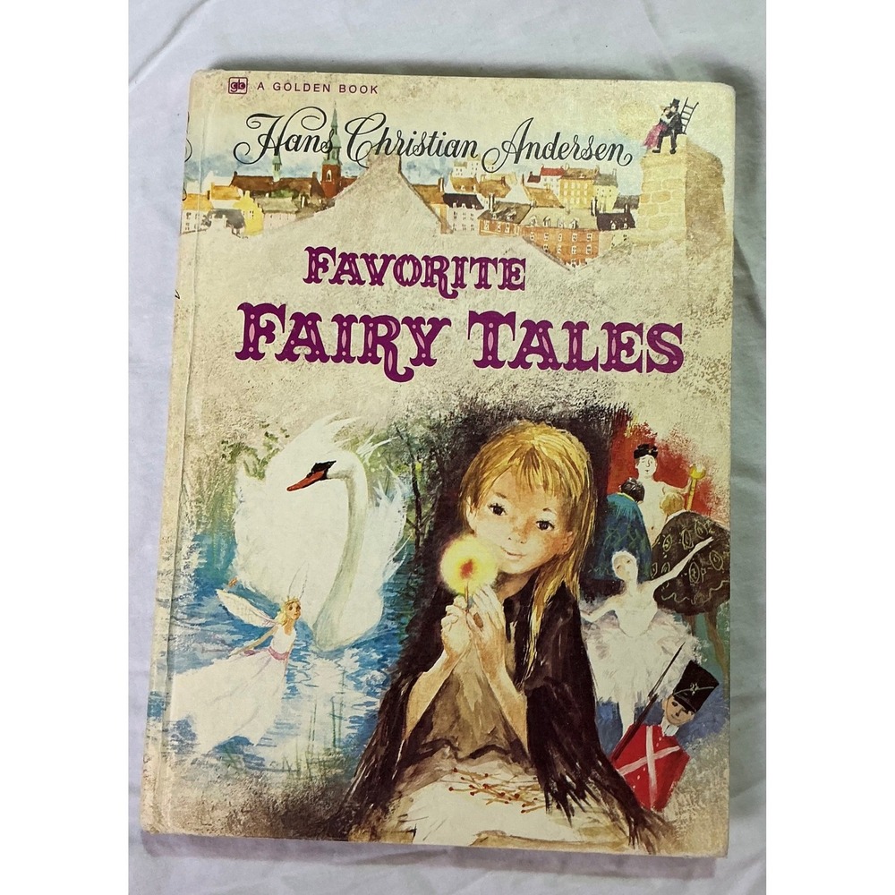 1974 Hans Christian Andersen Favorite Fairy Tales Golden Press Hardcover
